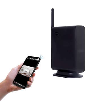 Wi-Fi Spion Kamera - Indbygget i Router med IR Night Vision